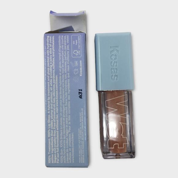 KOSAS Wet Lip Oil Gloss 0.15 fl.oz/ 4.6ml Shade: Unzipped - Picture 2 of 3